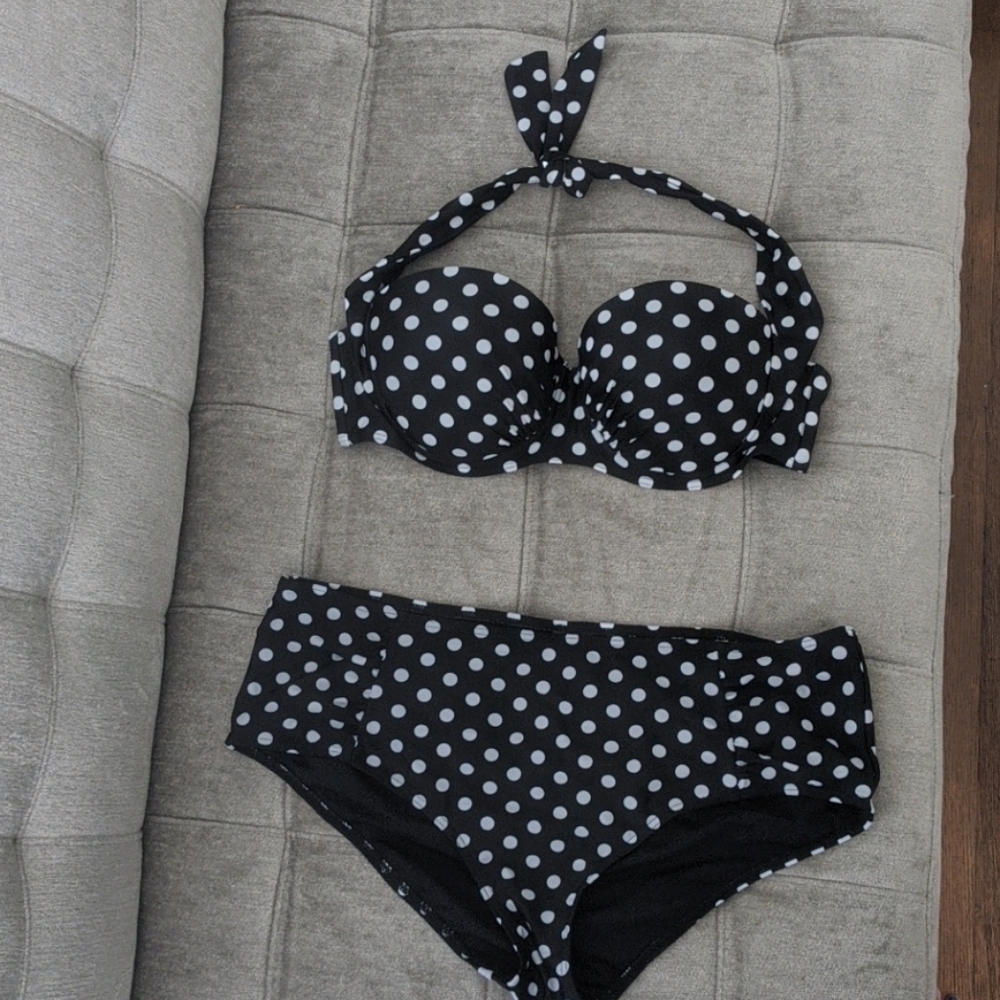 Polka dot bikini